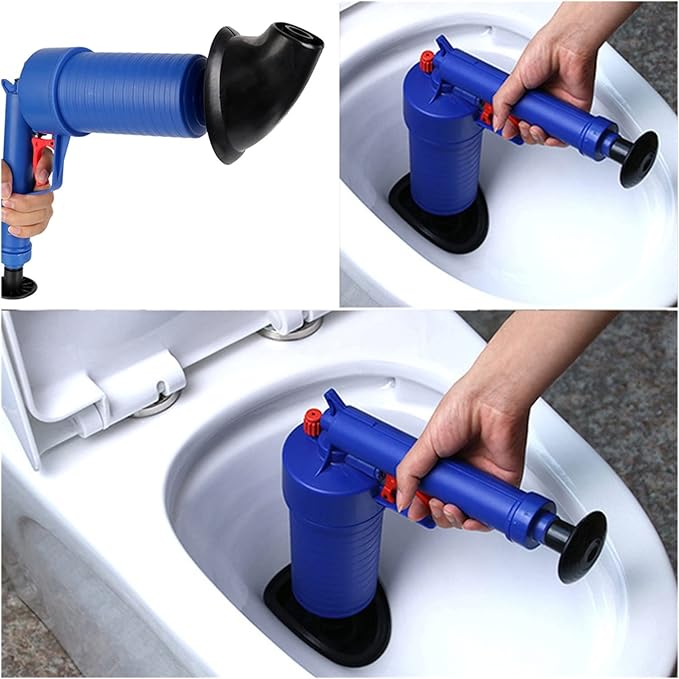 Dredge Pipe Pipe Plunger -Pipeline Clogged Remover Drain Cleaner Air Pump Pressure Unblocker Manual Sewer Sinks Basin