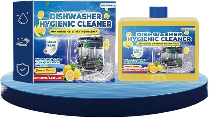 Dishwasher Cleaner For Home Use - Removes Water Stains Grease &amp Grime Easy To Use(2PCS)