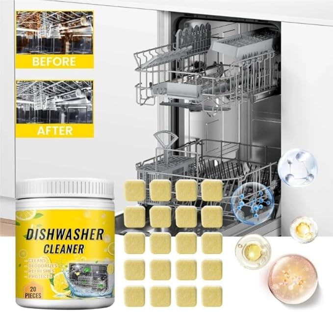 Powerful Cleaning Dishwasher Tablets with A Fresh Scent Capable of Deep Cleaning