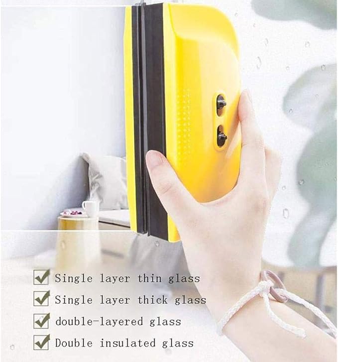 Adjustable Magnetic Double-sided Window Cleaner Double-layer Glass Household Cleaning Tool