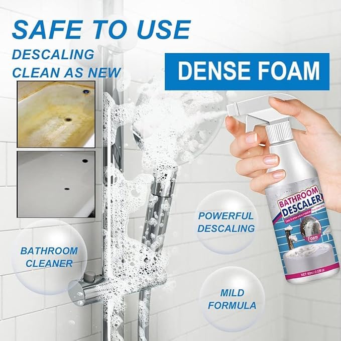 Stubborn Stains Cleaner - Bathroom Descaler Cleaner Limescale Cleaner Luckydogs Multipurpose Bathroom Foam Cleaner All-Purpose Bathroom Descaler Foam Cleaner Spray (5 bottle)