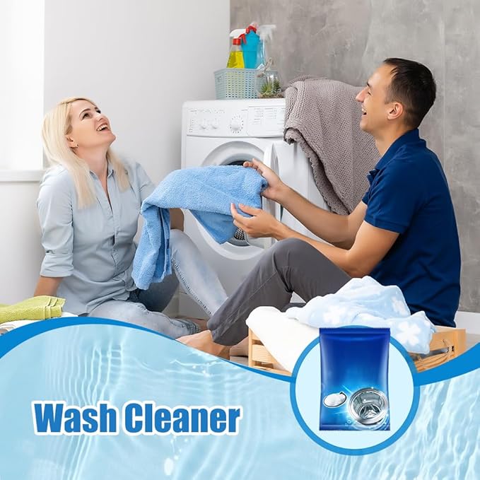 Washing Machine Cleaner 2026 New Powerful Stain Remover for Washing Machine Tanks - Deep Clean Solution for Top Load and Front Load Washers Descaler for Drum Tub &amp All Internal Parts (3Pack)