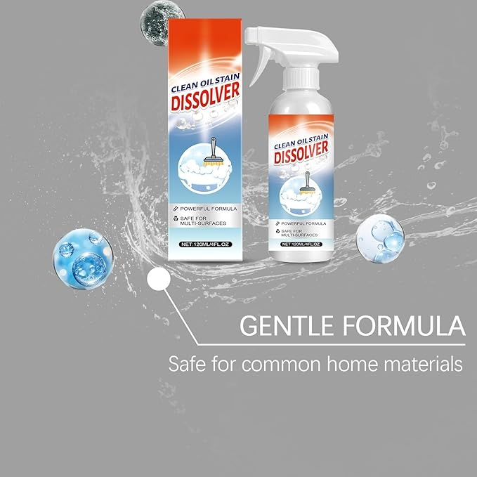 Easy Use Household Cleaning Spray 120ml Dirt Dissolving Stain Remover For Home Multi Surfaces(1pcs)