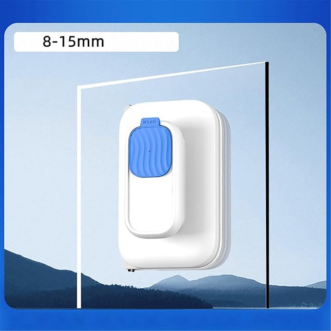 Double-Sided Window Cleaner Glass Wiper Magnetic Window Cleaner Glass Wiper Cleaning Tools for High-Rise Window Car ﻿(8-15MM)