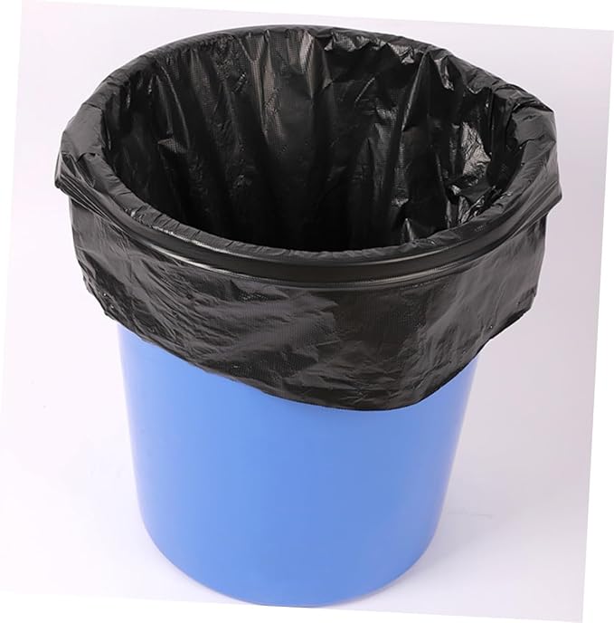 50pcs Large Garbage Bags 80x100cm Heavy Duty Contractor Trash Bags for 100l Trash Cans Outdoor Sanitation Commercial and Residential Use