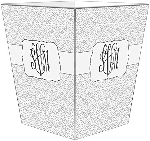 Marye-Kelley-Aubrey Wastepaper Basket Decoupage Wood Decorative Wastebasket for Kitchen Bathroom Bedroom Living Room Handmade Made in The USA