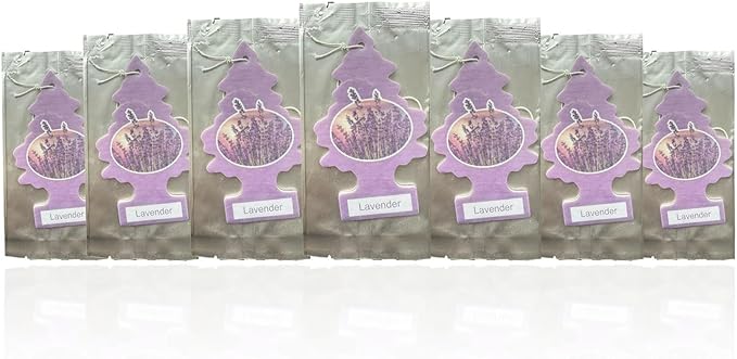 5/20pcs Lavender Scented Car Air Freshener - Natural Tea-Scented Hanging Air Fresheners for Car Interior Accessories(10pcs Lavender)