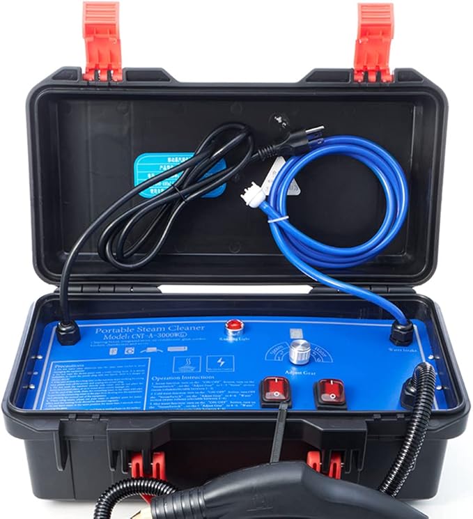 110V 1400W Portable Steam Cleaner High Temperature Pressure Compact Steamer Cleaner Household Car Electric Steaming Cleaning Machine