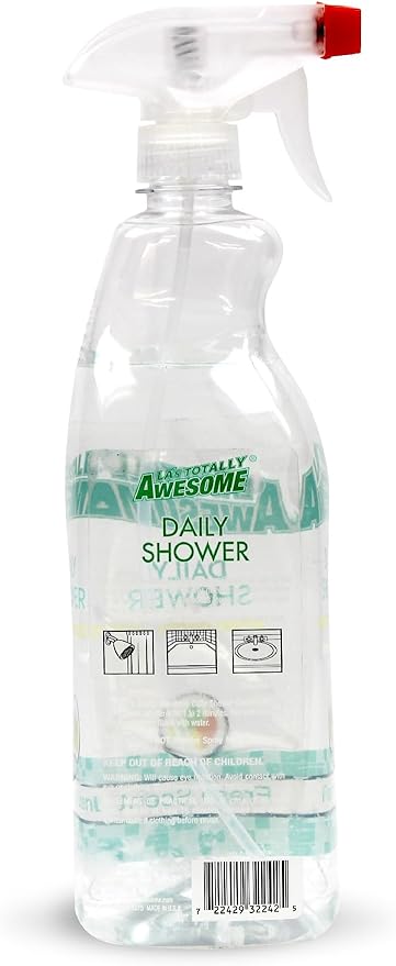 La's Totally Awesome All Purpose Cleaner 64 oz Mega Cleaner + Shower Cleaner Plant-Derived Spray 32oz (Pack of 3)