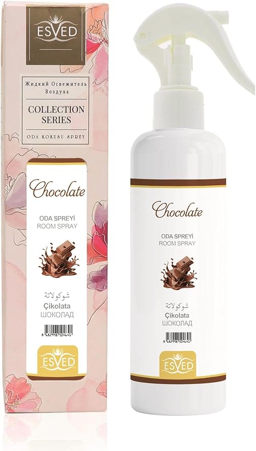Chocolate Scent Spray 400ml Room Air Freshener Sweet Aroma Home and Office Use Odor Eliminator Long Lasting Fragrance One Size - One Size