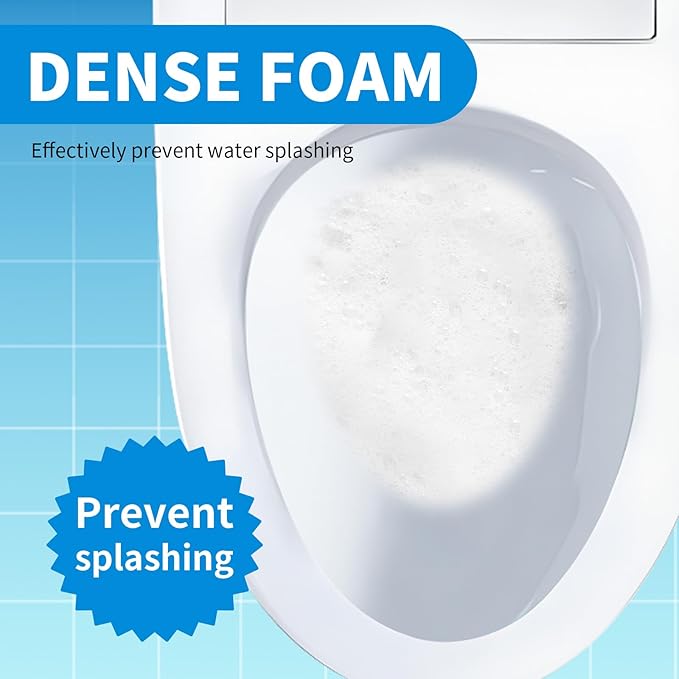 MAMADOU Smart Toilet Foam Agent 480ml 3Pack Splash Proof Foaming Shield Deodorizing Stain-Resistant Toilet Bowl Cleaner Special Cleaning Liquid For Fresh Bathroom