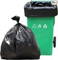 Heavy-Duty Trash Bags Black 24 x 32 Inch 10-13 Gallon 100 Count Extra Strong Garbage Bags for Kitchen Restaurant Business Indoor Outdoor UseThickened garbage bags 60cm x 80cm