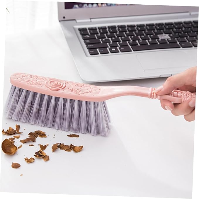 YARNOW 6pcs Thickened Hollow Handle Dusting Brushes for Bed and Sofa Cleaning Household Cleaning Tools Set in Blue Green and Pink for Home and Upholstery Care