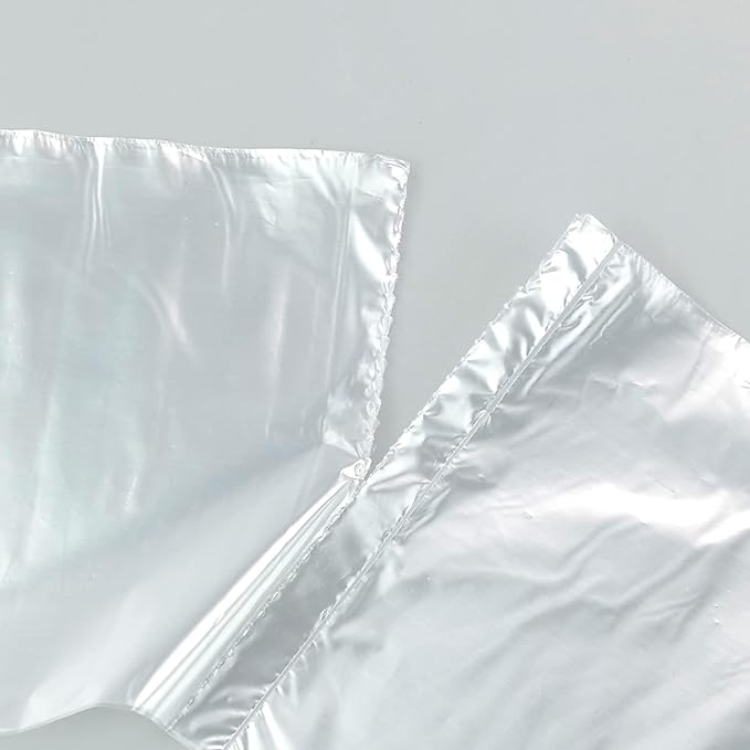 Xyskin 13 Gallon Clear Garbage Bags Tall Kitchen Can Liners 6 Rolls Office Trash Bags 150 Counts