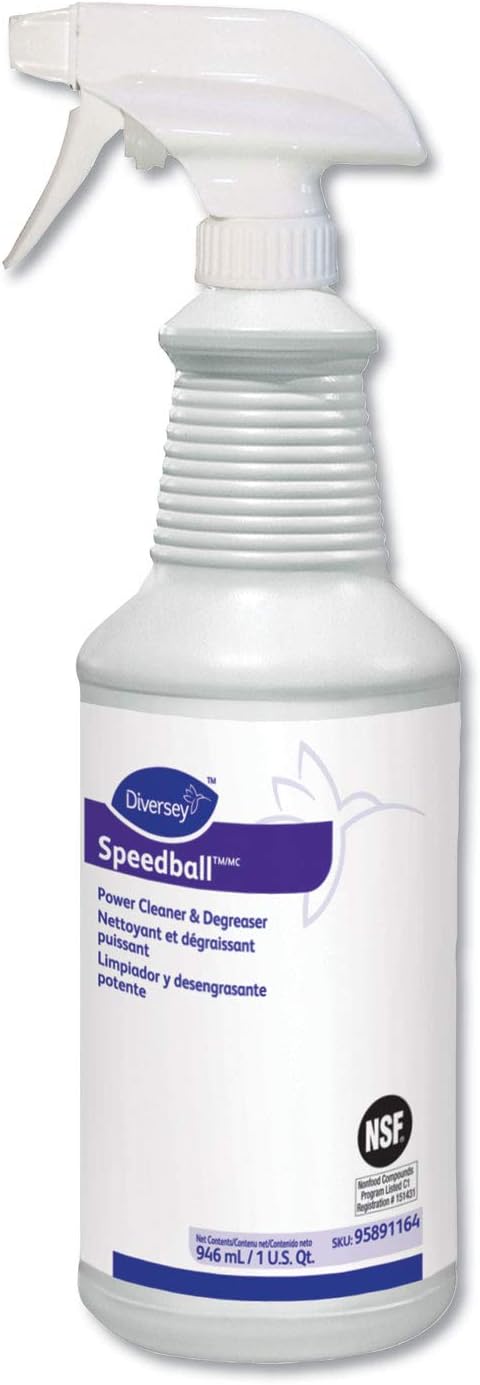 Diversey Speedball 2000 Heavy-Duty Liquid Cleaner Citrus Scent 32 Oz Pack of 12 Spray Bottles