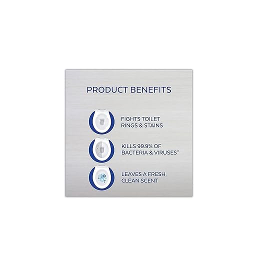 Lysol Bleach Toilet Bowl Cleaner 216oz (9X24oz) 10X Cleaning Power