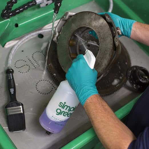 Simple Green Pro HD Purple Concentrated Cleaner &amp Degreaser - Heavy Duty Professional Automotive Restaurant Grills Ovens (32 oz Spray @Heavy Strength and 1 Gal Concentrate Refill)