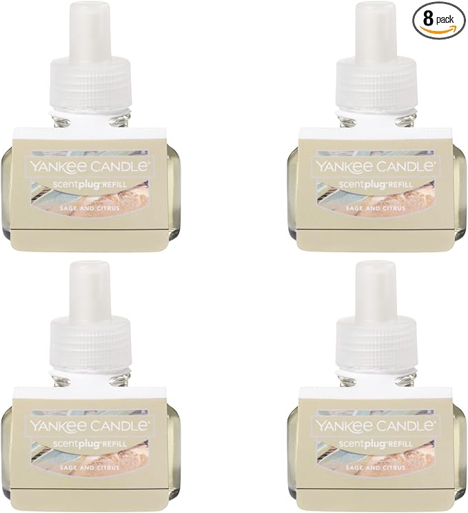Yankee Candle ScentPlug Refill (2.5 Ounce (Pack of 4) Sage &amp Citrus)