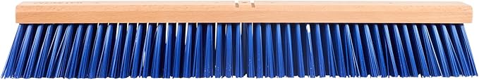 Restaurantware-BROOM HEAD ONLY: Clean Tek Professional 24-Inch Broom Head 1 Heavy-Duty Push Cleaning Tool - Handle And Brace Sold Separately Heavy Plastic Bristles Wooden Commercial Use