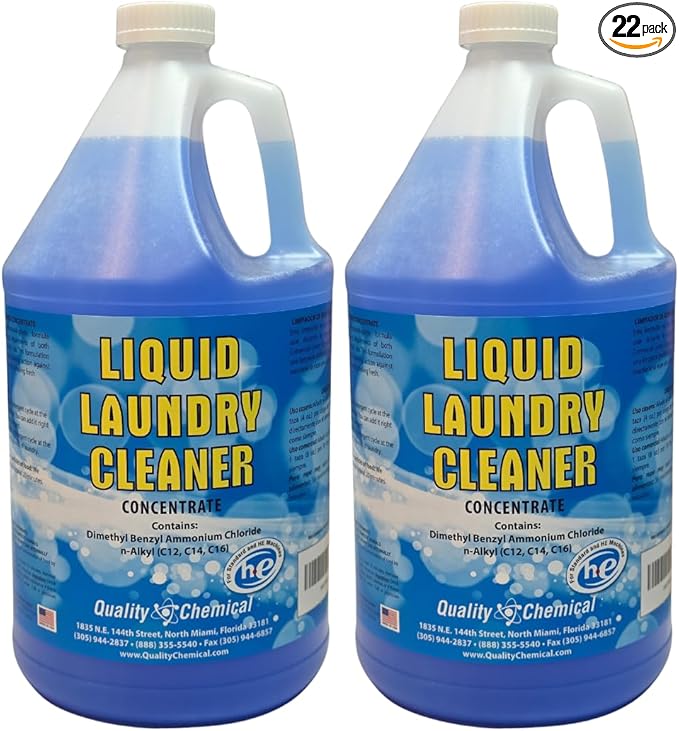 Laundry Sanitizer / for Commercial or Household use / 2 Gallon case