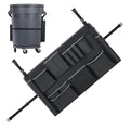 Durable Trash Can Bag Multi-Pocket Storage 32-55 Gallon Organizer with Heavy Duty Feature Commercial Cleaning Accessory Garbage Bin Holder with Convenient Design Housekeeping Supplies for Park