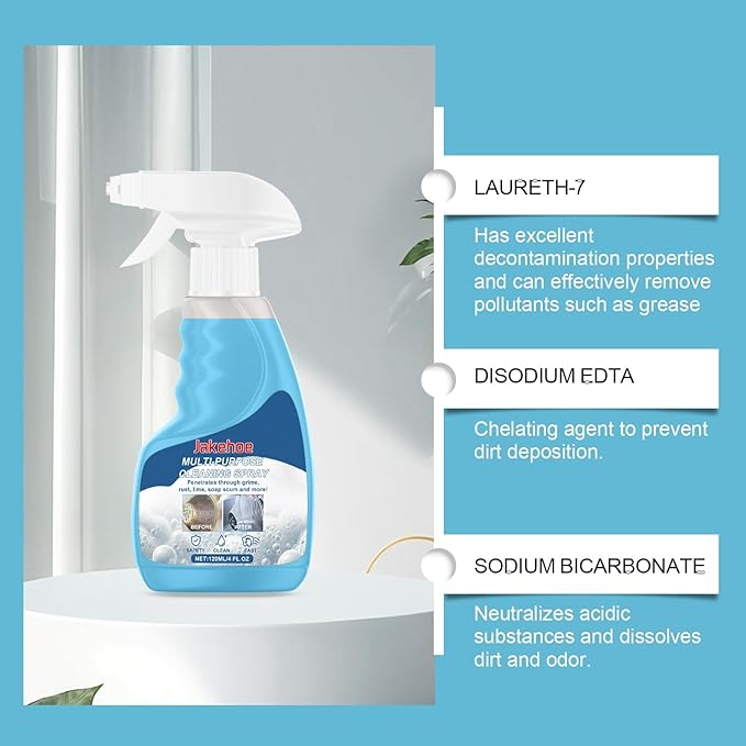 Multi-Purpose Foam Cleaner Heavy Oil Stain Remover For Home Multi-Surface Deodorizing Cleaning Foam(2PCS)