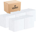 Arkwright Qwick Wick Bar Mop Towels Bulk - (Case of 60) 100% Cotton Quick Dry Dishcloths Super Absorbent Multipurpose Cleaning Rags for Restaurants Kitchen Bathroom Hotel 16 x 19 in Solid White