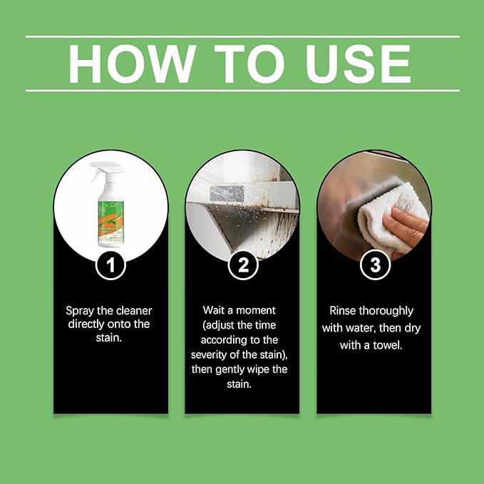 Kitchen Cleanse Formulation Appliances Electrolyzed Ions Kitchen Appliance Cleaner Spray Stain Remover For Stove/Range Hood Stove &amp Oven Cleaner Heavy Duty Multi-Surface Cleaning Spray (1)