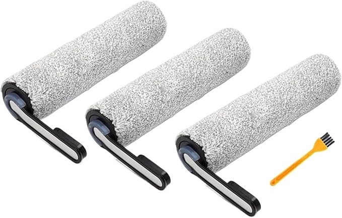 AgaShi Combo Roller BrushHepa FiltersWet Dry Cordless Vacuum Cleaner Spare Parts Accessories ReplacementCompatible for Tineco Floor One S5 (Color : 3Roller Brush)