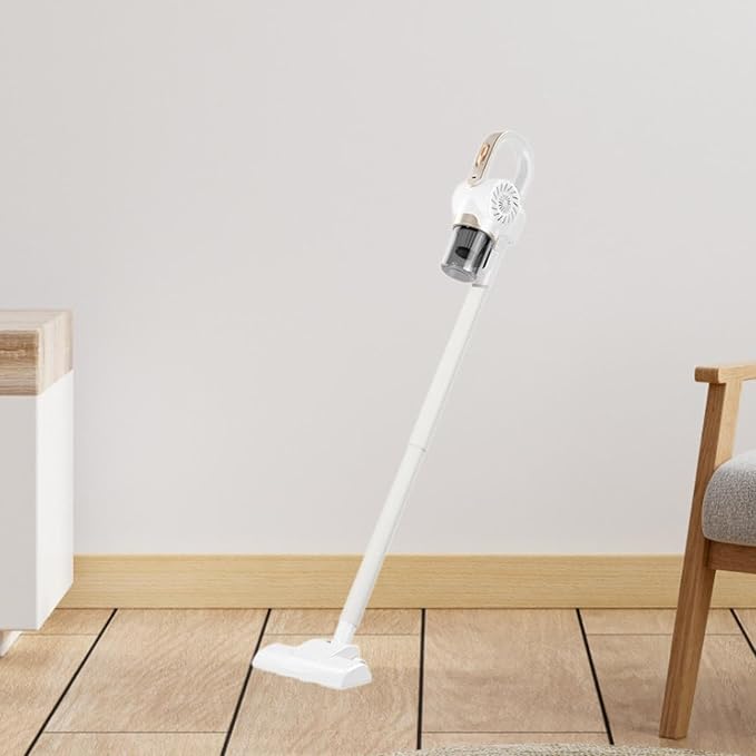 Cordless Vacuum Cleaner with High Suction for Various White