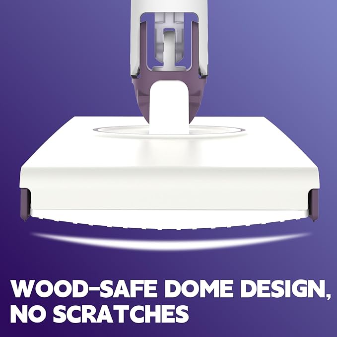 Sweeper Mop for Floor Instantly Attach &amp Remove Cloth Touch-Free Compatible with Swiffer Pads Clamp Dust Mop