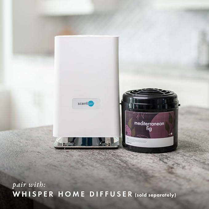 ScentAir Whisper Home Monthly Plug-in Refill Fragrance Cartridge for Home and Office Amazon Exclusive Mediterranean Fig