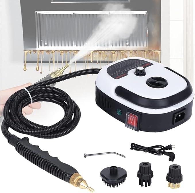 Portable Handheld Steam Cleaner Machine Electric Steam Cleaner High Pressure High Temperature Range Hood Home High Pressure Steam Cleaner Lightweight Cleaning Machine