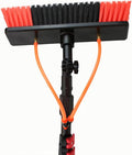 Water Fed Pole Kit Window Cleaning Poles Water Fed Cleaning Brush Extendable Telescopic Pole Water Fed Brush for Window Glass/Solar Panel24FT/7.2m