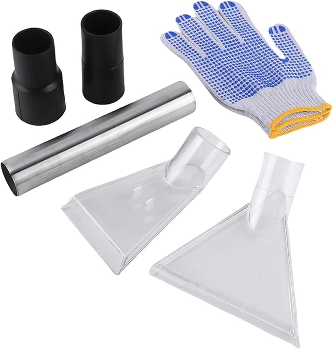 Universal Clear Vacuum Extraction Accessory Transparent Water Suction Head Vacuum Cleaner Part for Cleaning Sofa Carpet(Large)