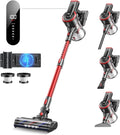 WLUPEL Cordless Vacuum Cleaner 450W/38Kpa Vacuum Cleaners for Home with LED Screen Up to 55 Mins Runtime 1.2L Dust Cup Anti-Tangle Stick Vacuum for Pet Hair Carpet and Hardfloor