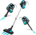 Compatible with INSE I5 Corded Vacuum Cleaners 18Kpa Powerful Suction 600W Motor 4 in 1 Stick Handheld Vaccum Cleaner for Home Carpet(BlueEU)