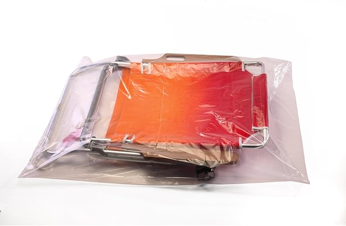 3 x 24 x 1.5 mil Clear Plastic Layflat Bags (Case of 1000)