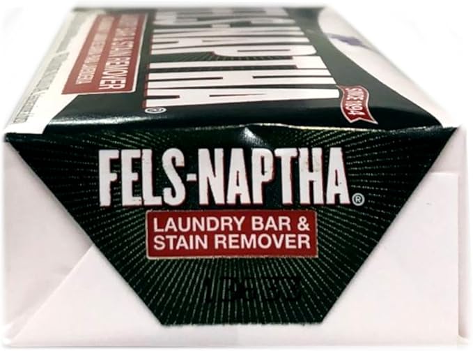 Zout Fels-Naptha Laundry Bar &amp Stain Remover &amp Pre-treater 5 Ounce Pack of 10