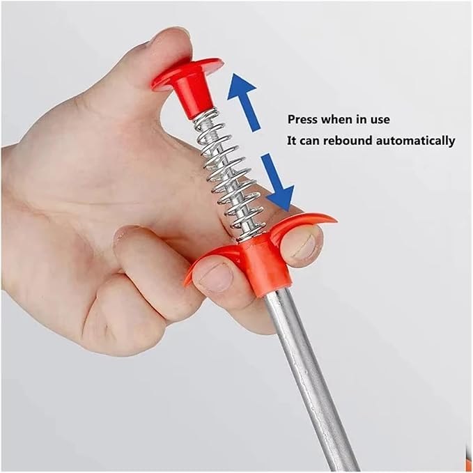 200cm Bendable Drain Clog Dredge Tools Water Sink Cleaning Hook Sewer Dredging Spring Pipe Hair Remover