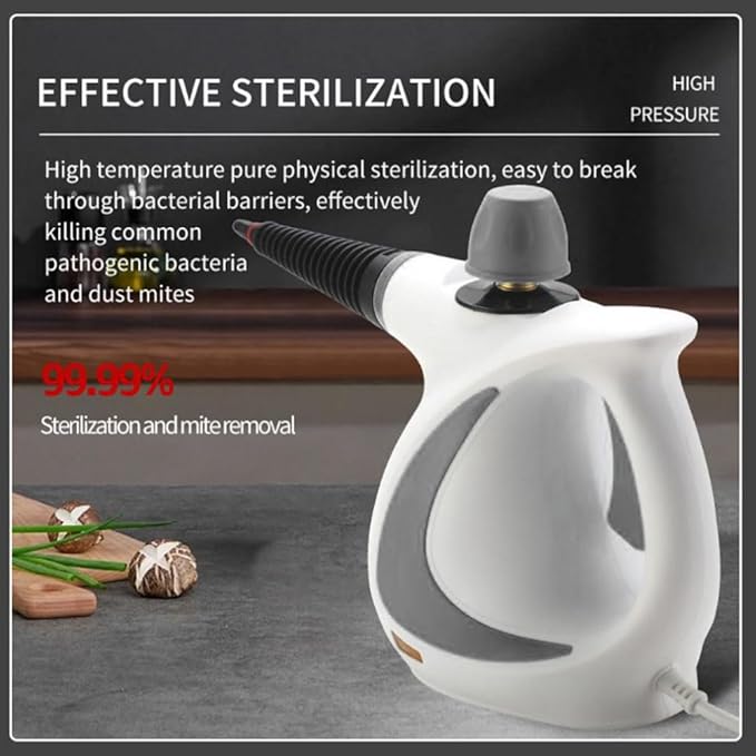 Handheld Steam Cleaner 10 in 1 Portable Pressure Multi Purpose Cleaner with 9pcs Accessories for Upholstery Furniture Sofa Couch Floor Tile Grout Car