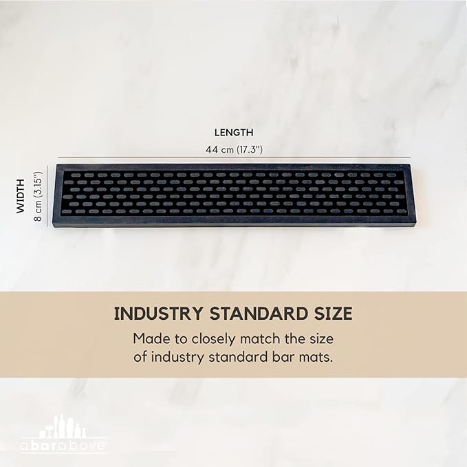 Premium A Bar Above Heavy Duty Bar Mat Food Safe Silicone Mat Mats for Bartending and Coffee Commercial Strength Bartender Accessories Dish Drying Mats for Kitchen Counter Barista Accessories