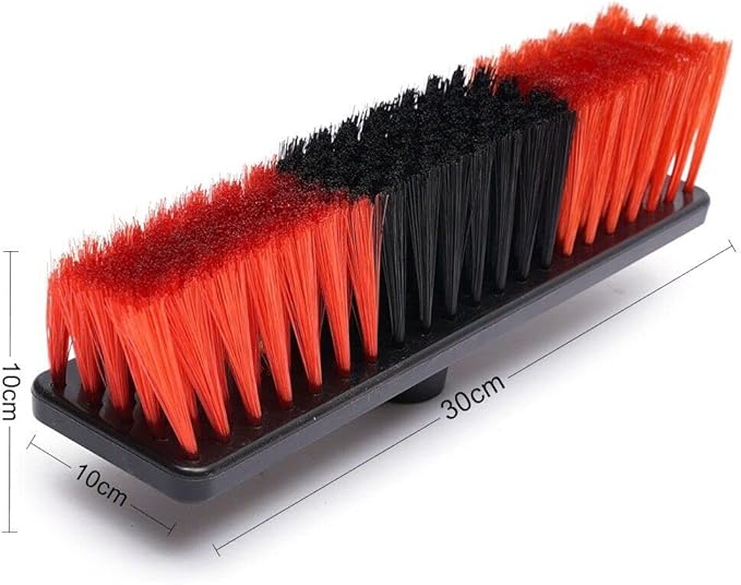 Water Fed Pole Kit Water Fed Brush 26ft Water Fed Cleaning System Aluminum Outdoor Window Cleaner with Hose Cleaning and Washing Tool for Solar Panel