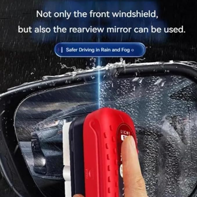 Automotive Glass Cleaner Automotive Oil Film Cleaning Brush Glass Oil Film Remover Hydrophobic Glass Coating for Windshield (1Pcs) (2Pcs)