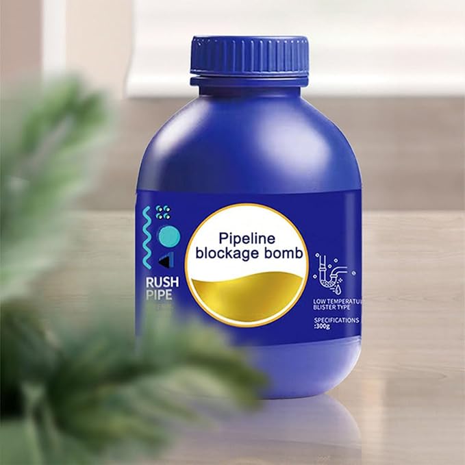 Powerful Pipeline Deodorant Dredging AgentDrain Cleaner Clog Remover For Shower Tub Compatible With All Pipe Materials (3PCS)