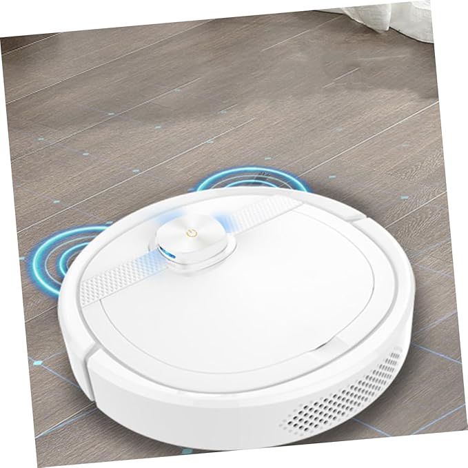 Zerodeko Intelligent Dust Cleaner 3-in-1 Floor Sweeping and Mopping Machine Rechargeable White Mop for Household Use Smart Sweeping Device Easy Cleaning Features