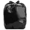Aluf Plastics 44 Gallon Trash Can Liners (100 Count) - 36 x 46 - Thick 1.5 MIL Equivalent Black Trash Bags for Bathroom Kitchen Office Industrial Commercial Recycling and More