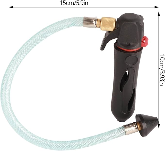 Co2 Cartridge Drain Gunss Portable Air Conditioner Cleaner Blasterss Opener Kit Threaded Co2 AC Drain Gun with Flexible Hose
