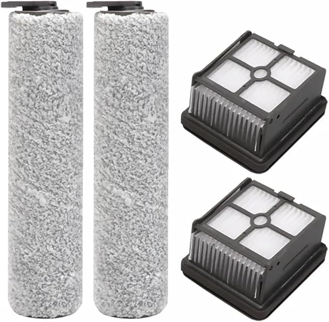 Roller Main Soft Brush Hepa Filter 。Compatible for Dreame H11 MAX。 Electric Floor Household Wireless Vacuum Cleaner Accessories (Color : Set 4)