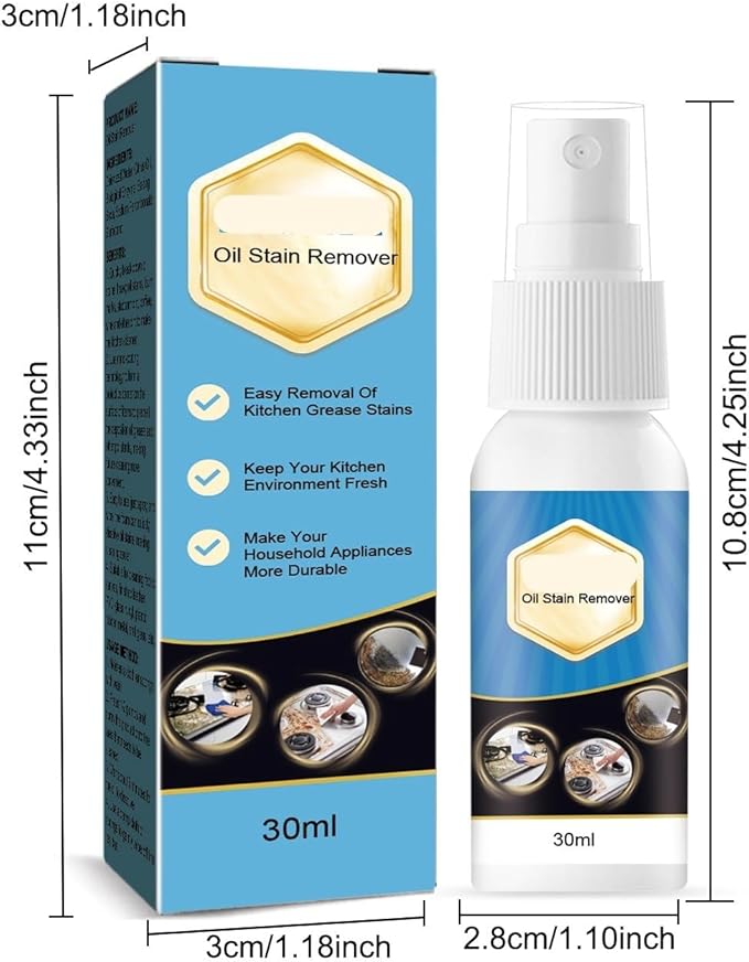 Kitchen Grease Remover - Heavy Duty Cleaner For Oven Hoods Stovetops Sinks &amp More(3PCS)